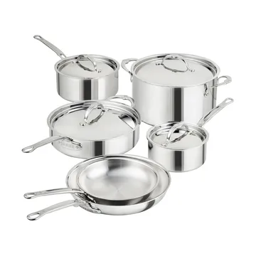Hestan ProBond Luxe 냄비·프라이팬 세트 - Stainless steel, 10 pieces - Hestan