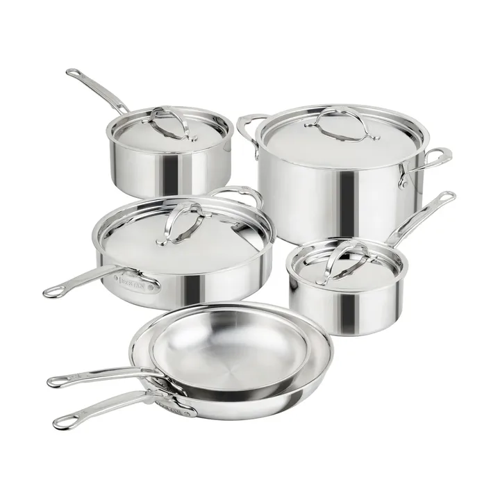 Hestan ProBond Luxe 냄비·프라이팬 세트 - Stainless steel, 10 pieces - Hestan
