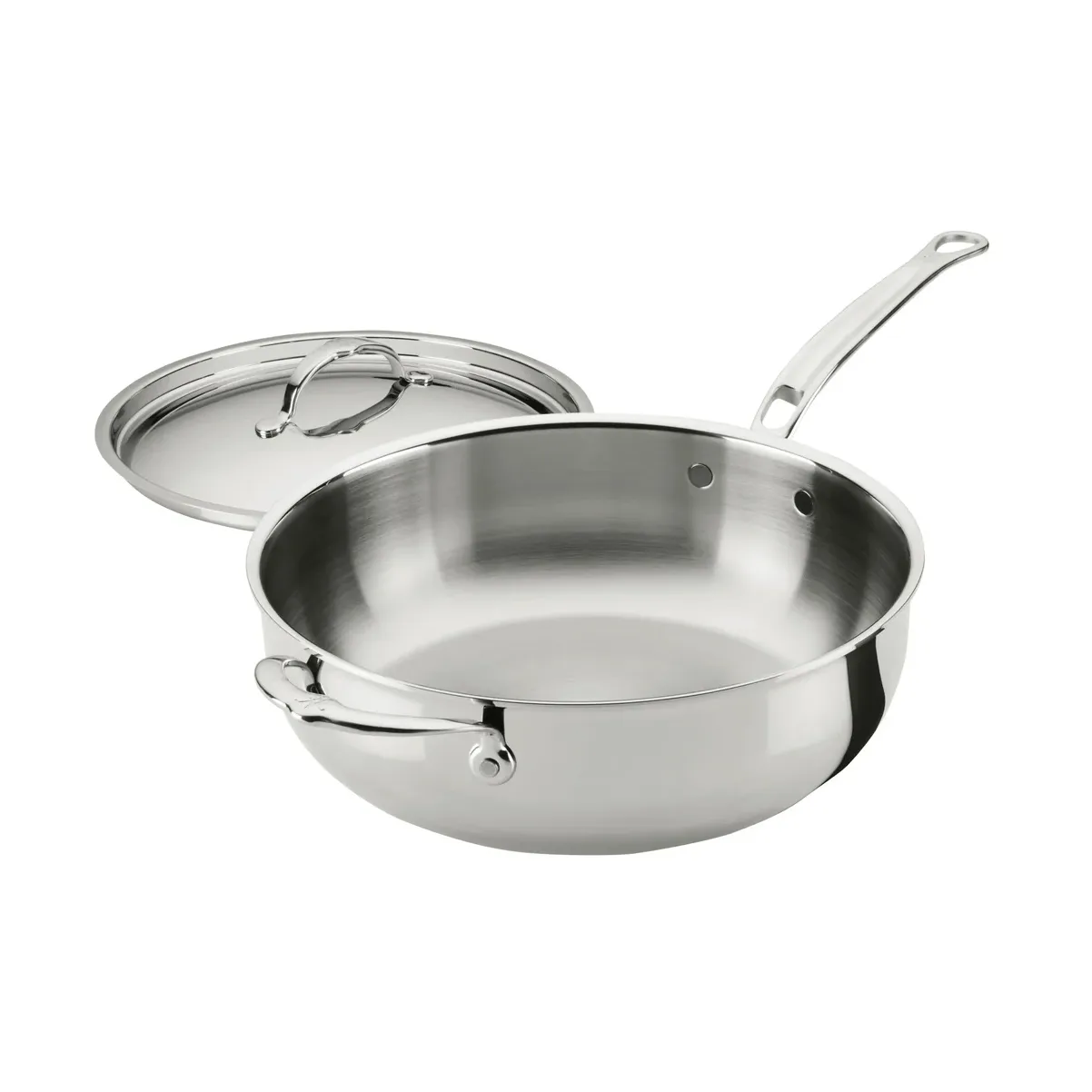 Hestan ProBond Luxe 만능 팬 뚜껑 포함, Stainless steel, auxiliary handle Hestan
