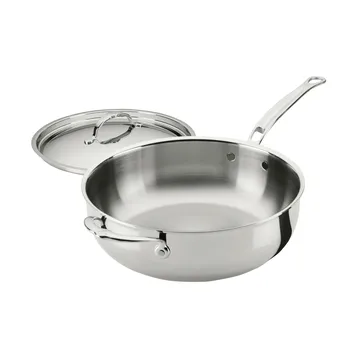 Hestan ProBond Luxe 만능 팬 뚜껑 포함 - Stainless steel, auxiliary handle - Hestan