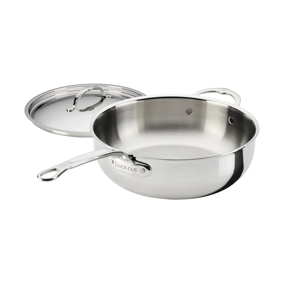 Hestan ProBond Luxe 만능 팬 뚜껑 포함, Stainless steel, auxiliary handle Hestan