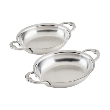 Hestan Provisions 오벌 그라탱 접시 - 미니, 오픈, 2개, 17 cm - Hestan