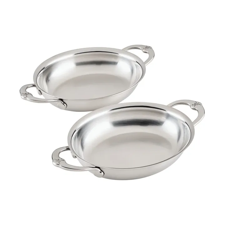 Hestan Provisions 오벌 그라탱 접시 - 미니, 오픈, 2개, 17 cm - Hestan
