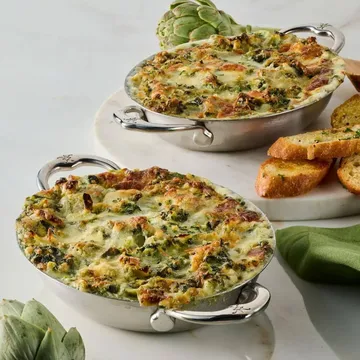Hestan Provisions 오벌 그라탱 접시 - 미니, 오픈, 2개, 17 cm - Hestan
