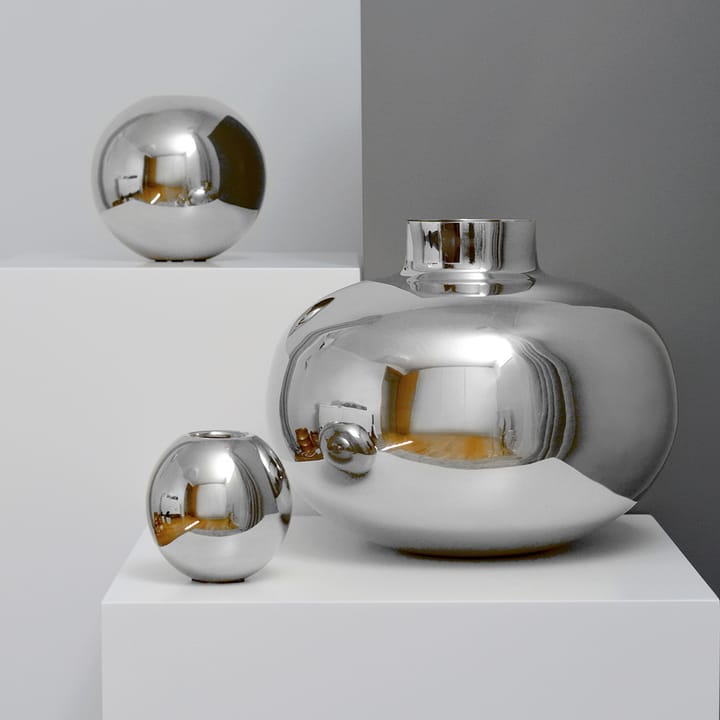아미코 화병 Ø29 cm, Nickel-plated brass Hilke Collection | 힐케 콜렉션