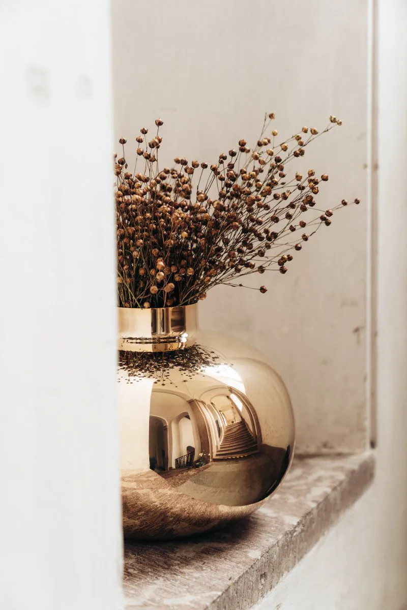 아미코 화병 Ø29 cm, Solid brass Hilke Collection | 힐케 콜렉션