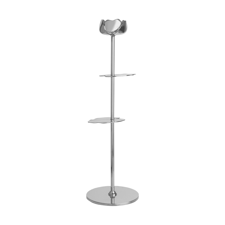 닌페아 알타 캔들스틱 30 cm - Nickel-plated brass - Hilke Collection | 힐케 콜렉션
