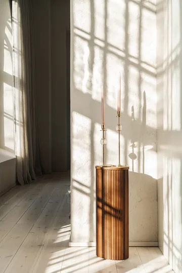 알바 캔들스틱 30 cm - Solid brass and glass - Hilke Collection | 힐케 콜렉션