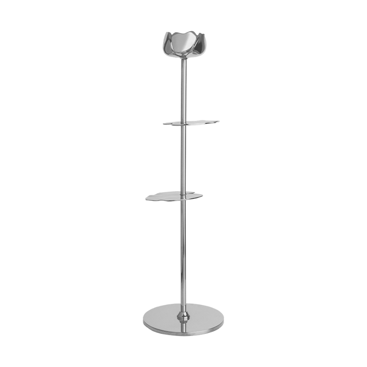 닌페아 알타 캔들스틱 35 cm - Nickel-plated brass - Hilke Collection | 힐케 콜렉션