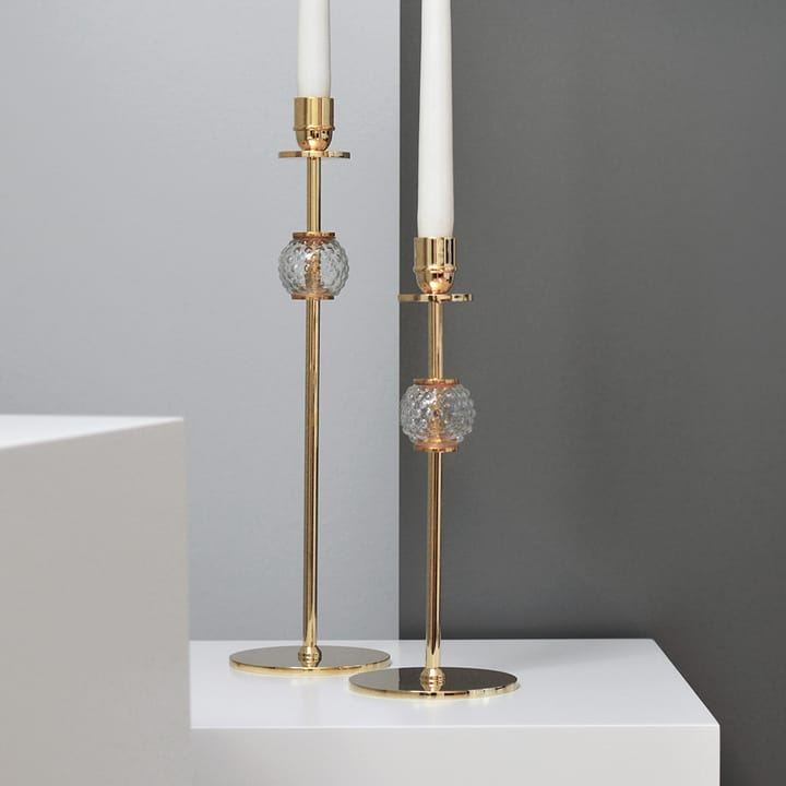알바 캔들스틱 40 cm - Solid brass and glass - Hilke Collection | 힐케 콜렉션