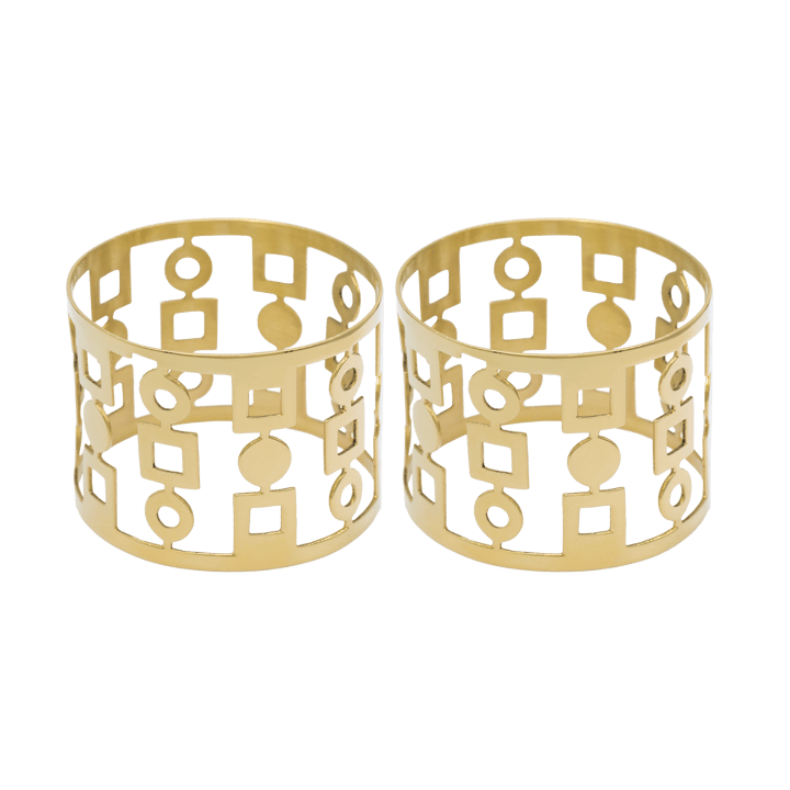 Anima 냅킨 링 2개 세트 - Brass - Hilke Collection | 힐케 콜렉션