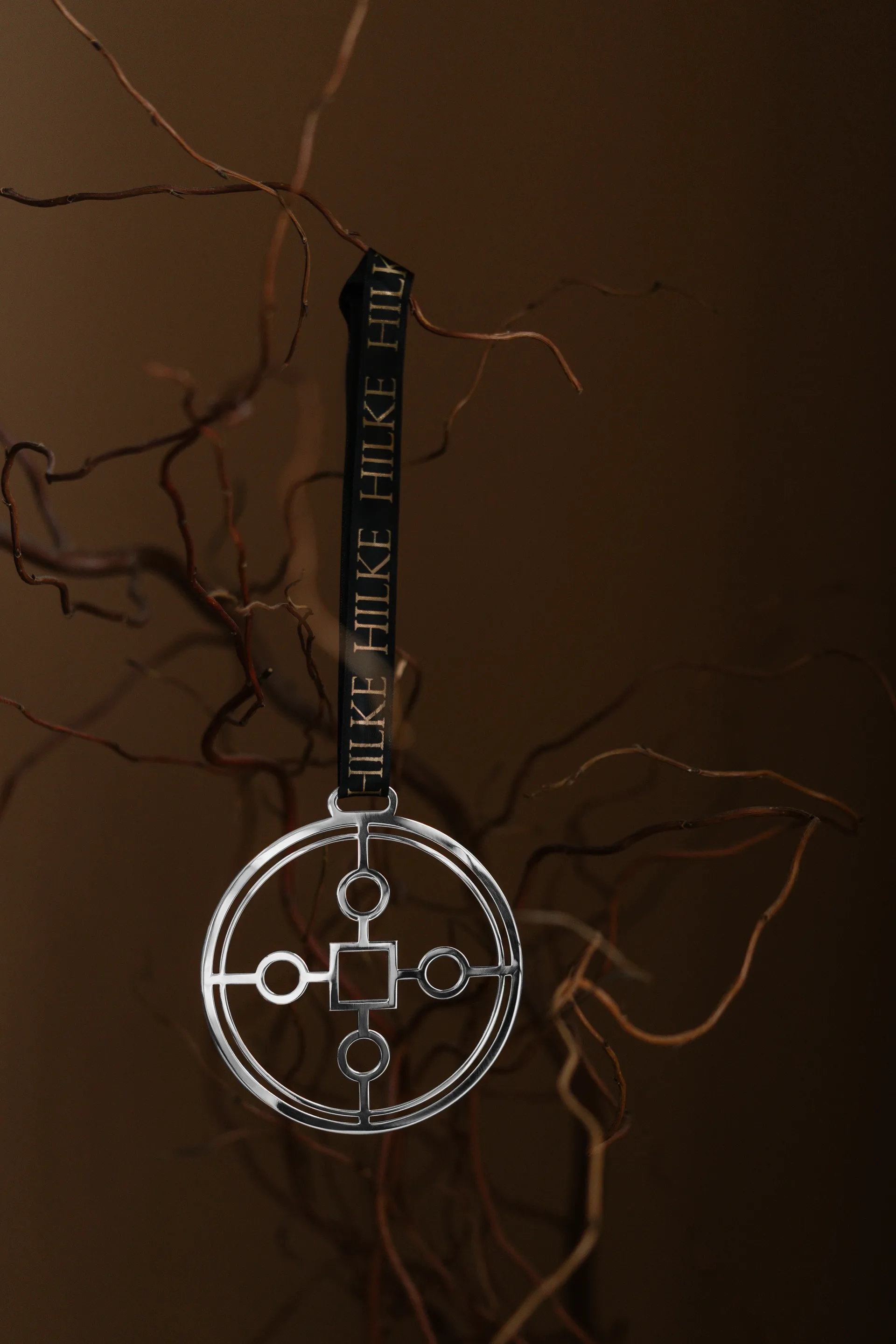 Anima Gemella 1, 트리 장식, Nickel-plated brass Hilke Collection | 힐케 콜렉션