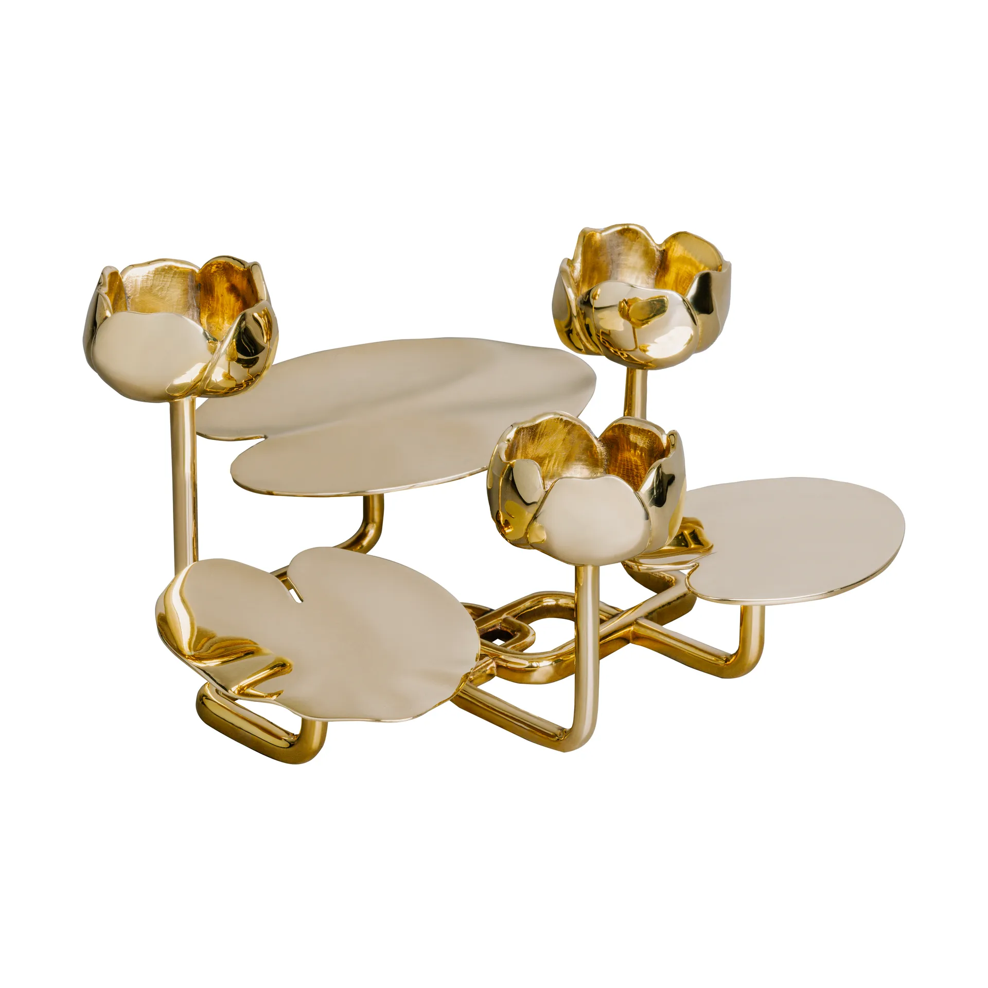 닌페아 그란데 캔들스틱, Brass Hilke Collection | 힐케 콜렉션