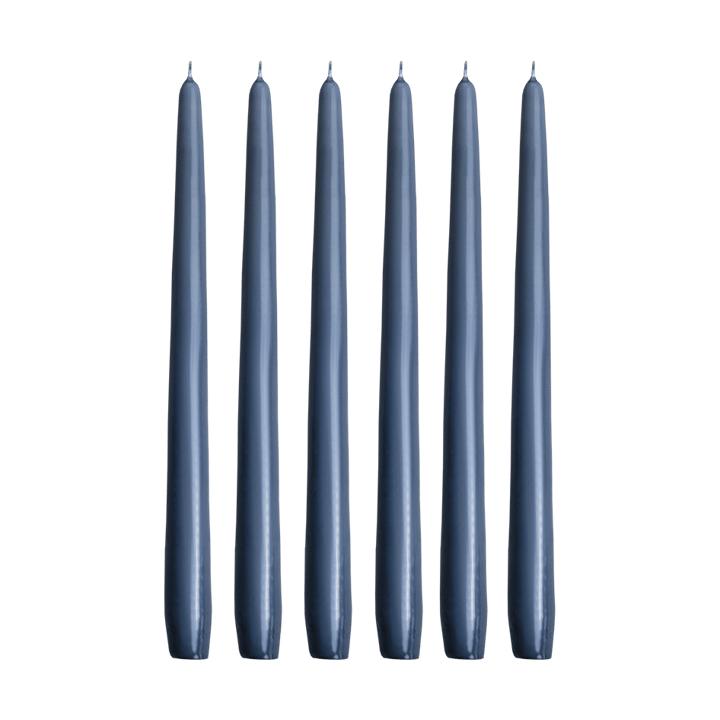 Herrgårdsljus 캔들 30 cm 6개 세트 - Blue-grey - Hilke Collection | 힐케 콜렉션