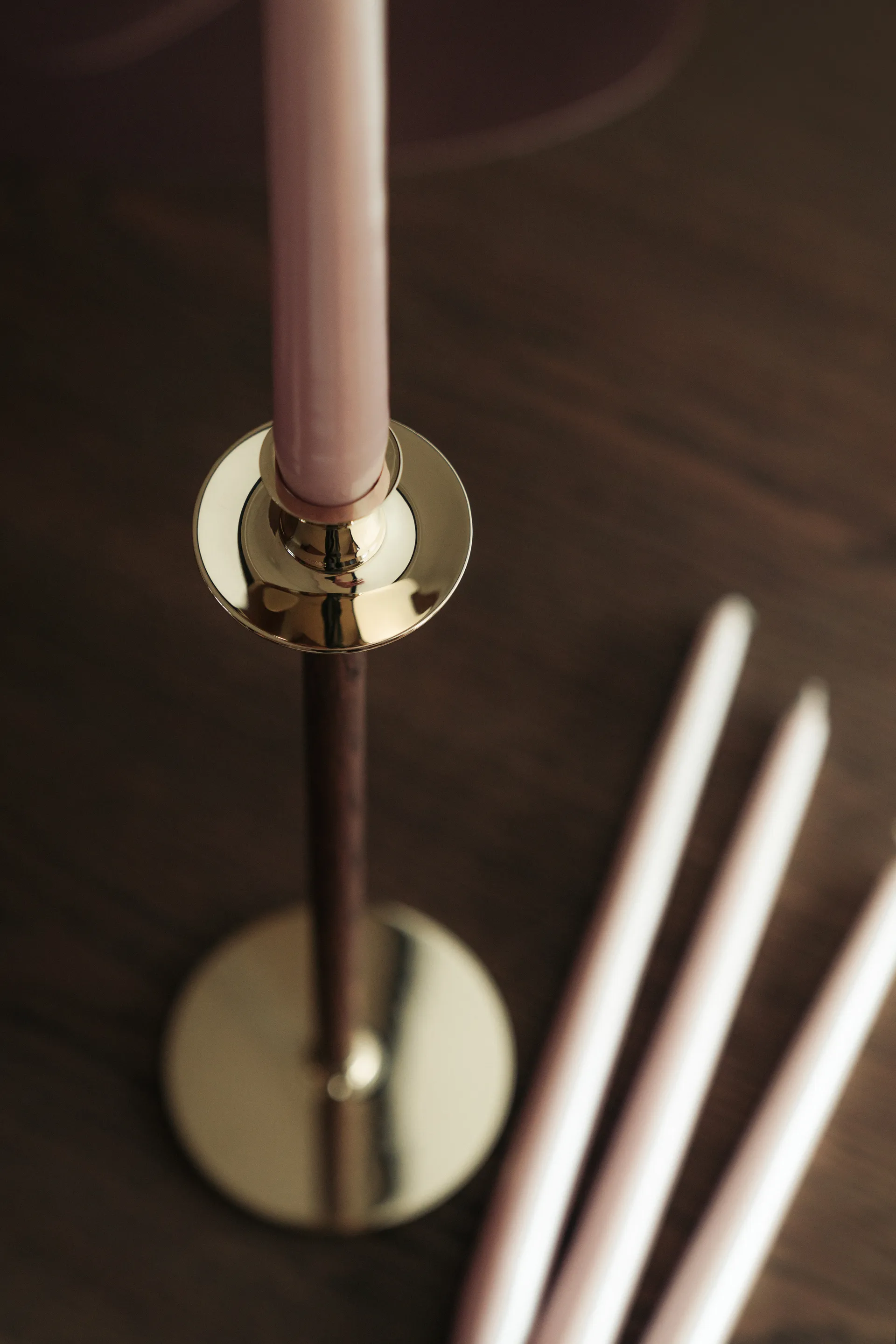 Herrgårdsljus 캔들 30 cm 6개 세트, Dusty pink pearl Hilke Collection | 힐케 콜렉션