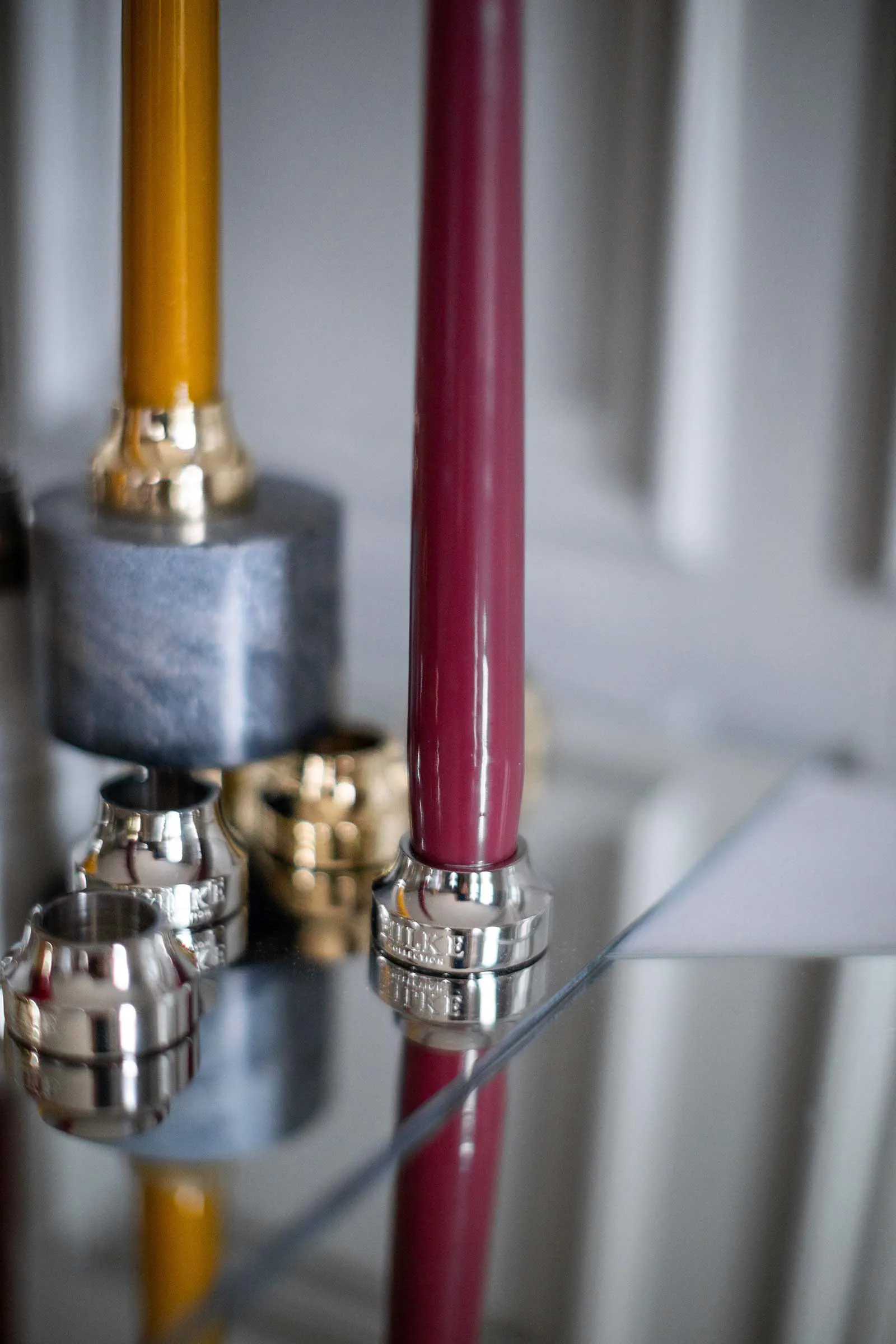 Herrgårdsljus 캔들 30 cm 6개 세트, Old pink Hilke Collection | 힐케 콜렉션