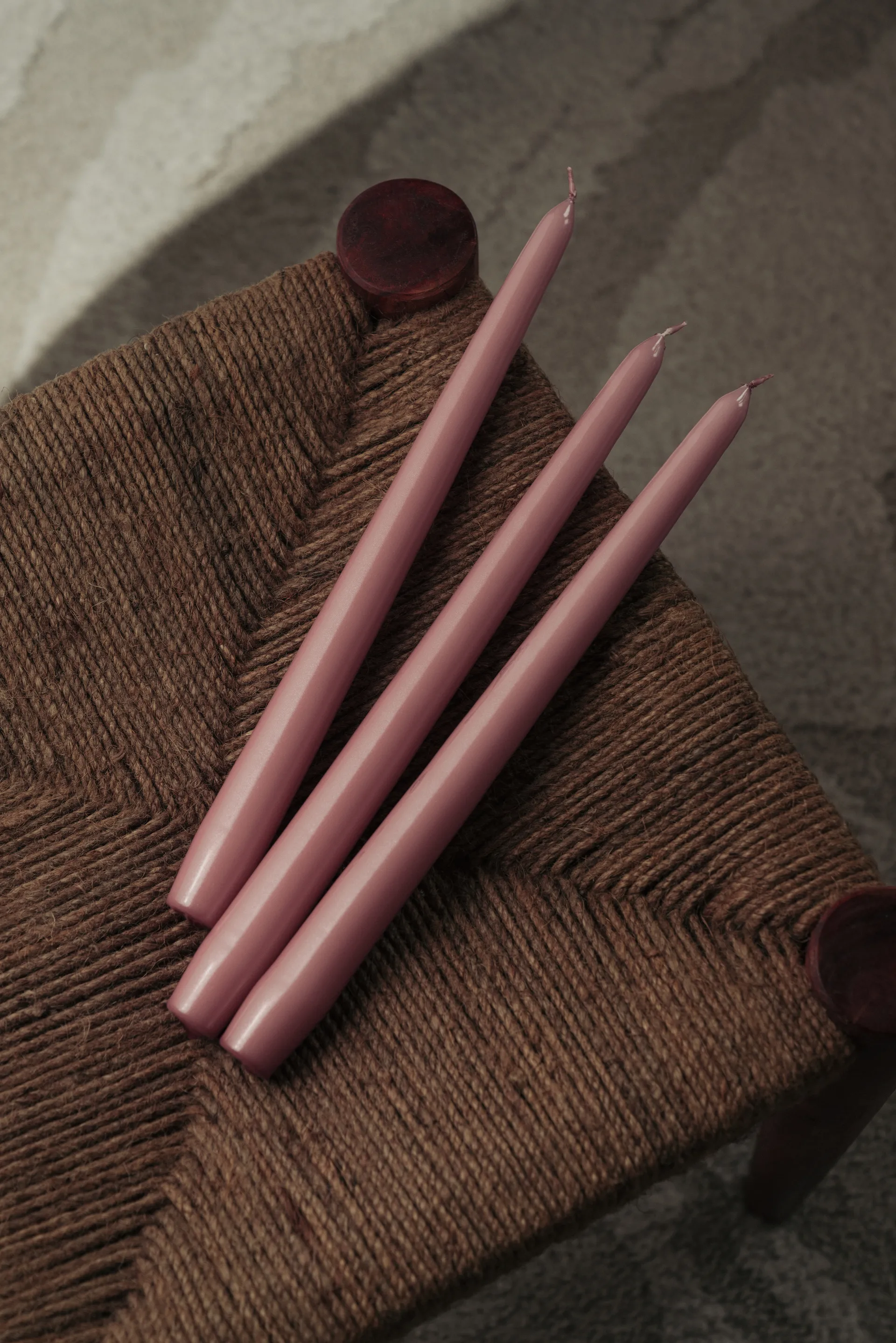 Herrgårdsljus 캔들 30 cm 6개 세트, Pink metallic Hilke Collection | 힐케 콜렉션