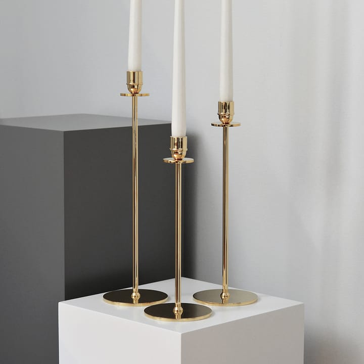 Luce Del Sole 캔들스틱 30 cm - Solid brass - Hilke Collection | 힐케 콜렉션