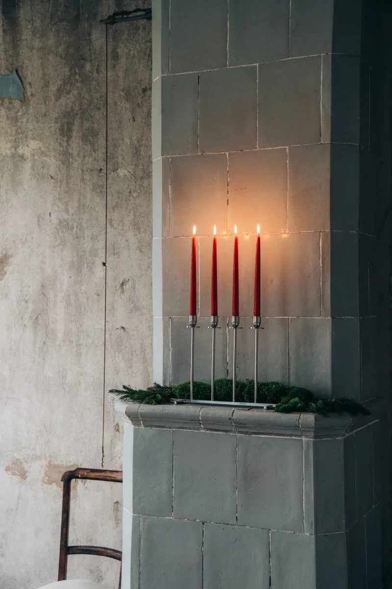 알토 캔들스틱, Nickel-plated brass Hilke Collection | 힐케 콜렉션