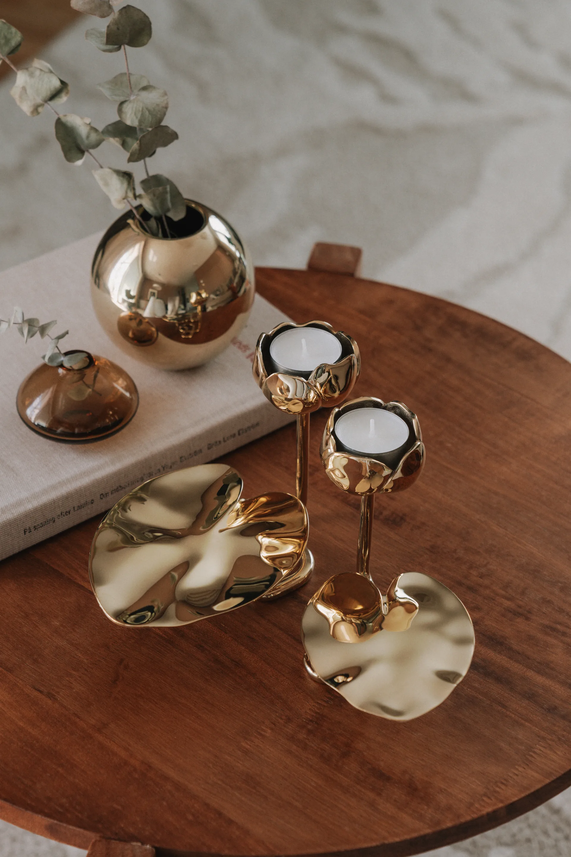 닌페아 No.1 캔들스틱, Brass Hilke Collection | 힐케 콜렉션