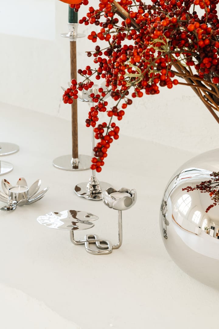 닌페아 No.1 캔들스틱, Nickel-plated brass Hilke Collection | 힐케 콜렉션