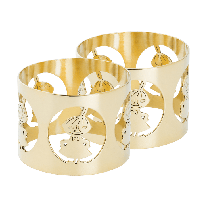 힐케 X 무민 냅킨 링 리틀 미 2개 세트 - Brass - Hilke Collection | 힐케 콜렉션