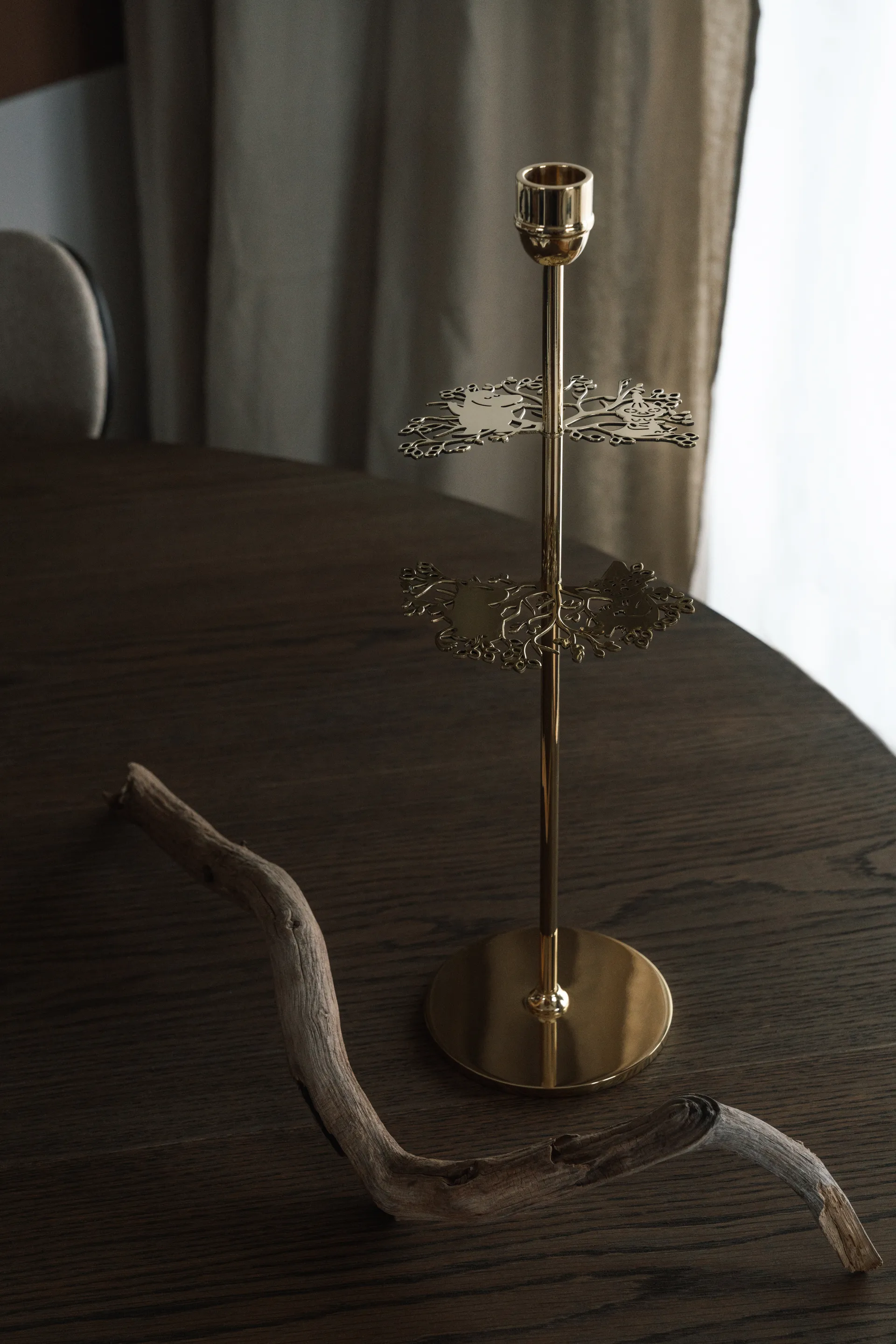 힐케 X 무민 No.2 캔들 홀더, Brass Hilke Collection | 힐케 콜렉션