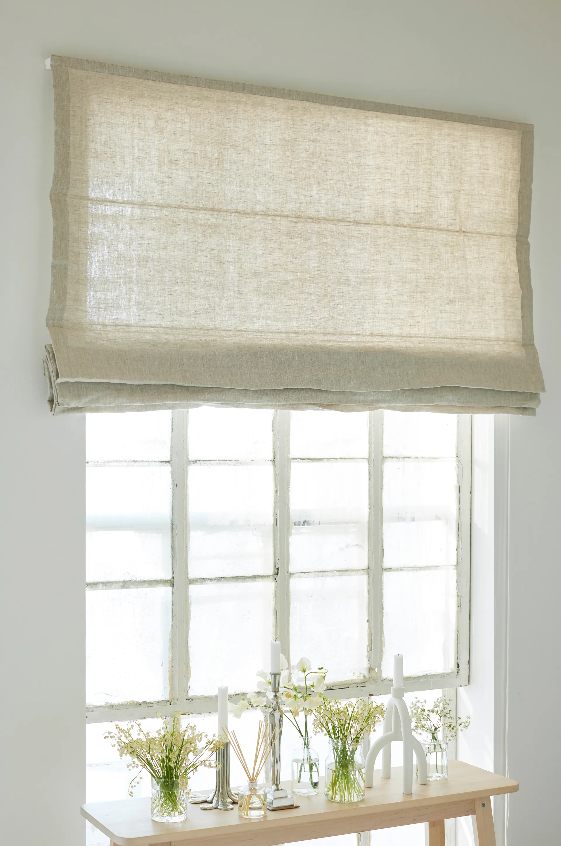 미라마르 로만 블라인드 130x180 cm, Oatmeal Himla | 힘라