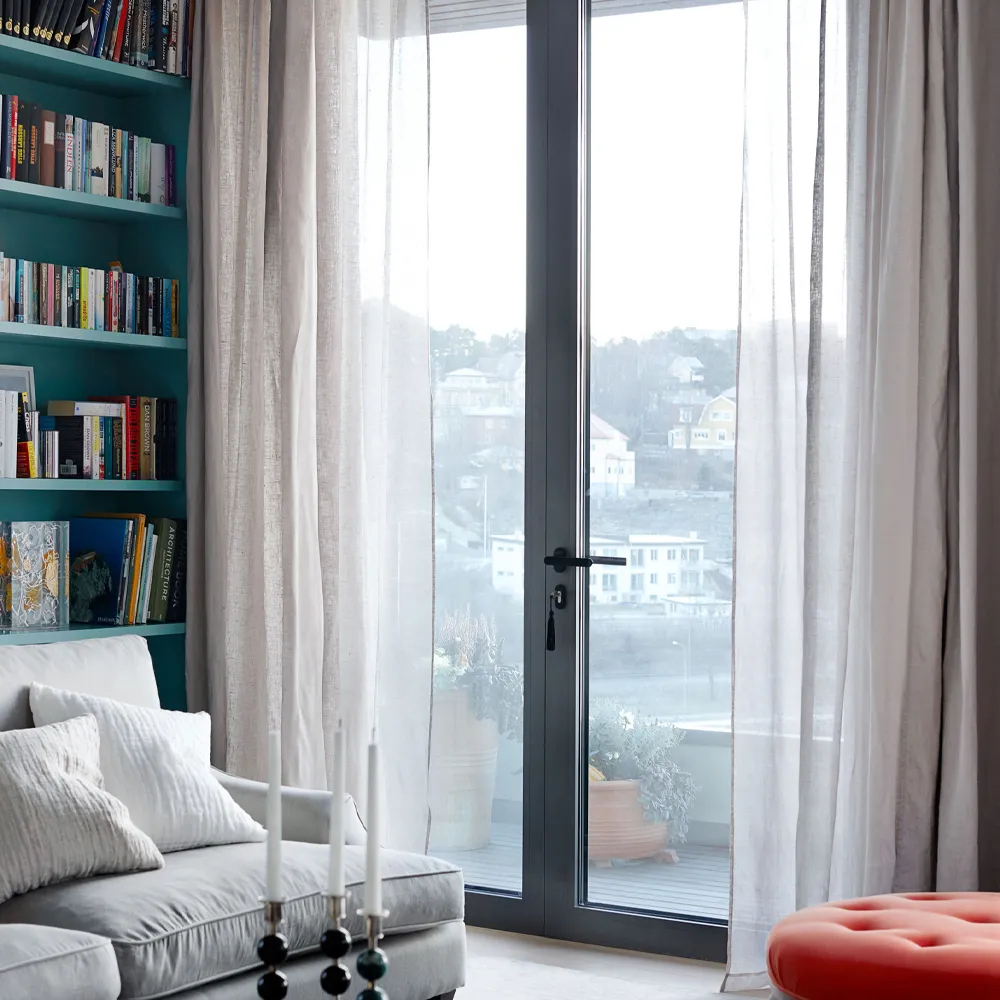 선샤인 커튼 & 타이 140x290 cm, Ash (grey) Himla | 힘라