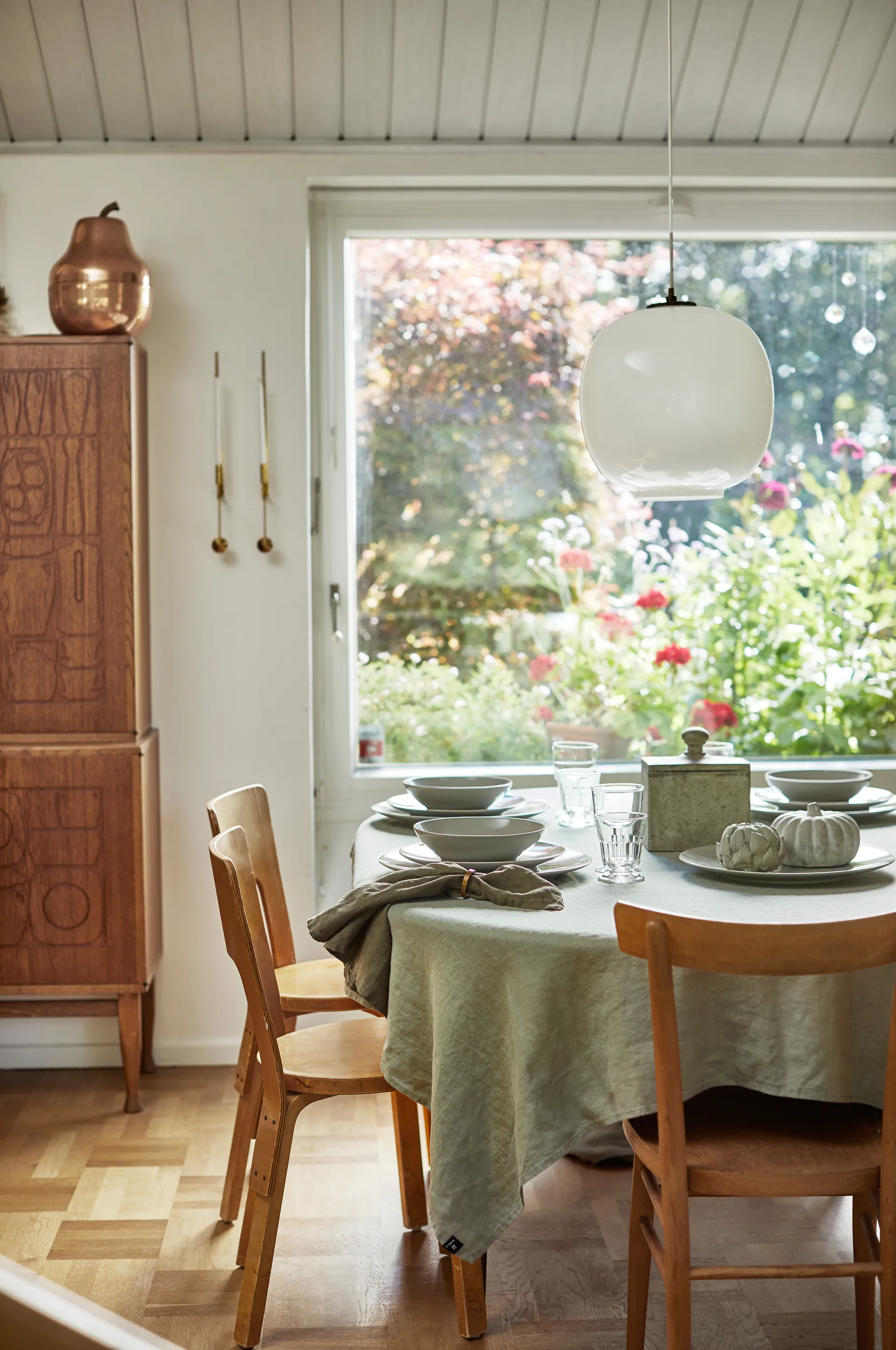 선샤인 테이블보 145x250 cm, Sage Himla | 힘라