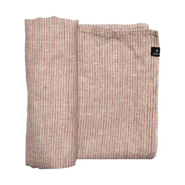 리누스 테이블클로스 145x330 cm - True red-natural - Himla | 힘라