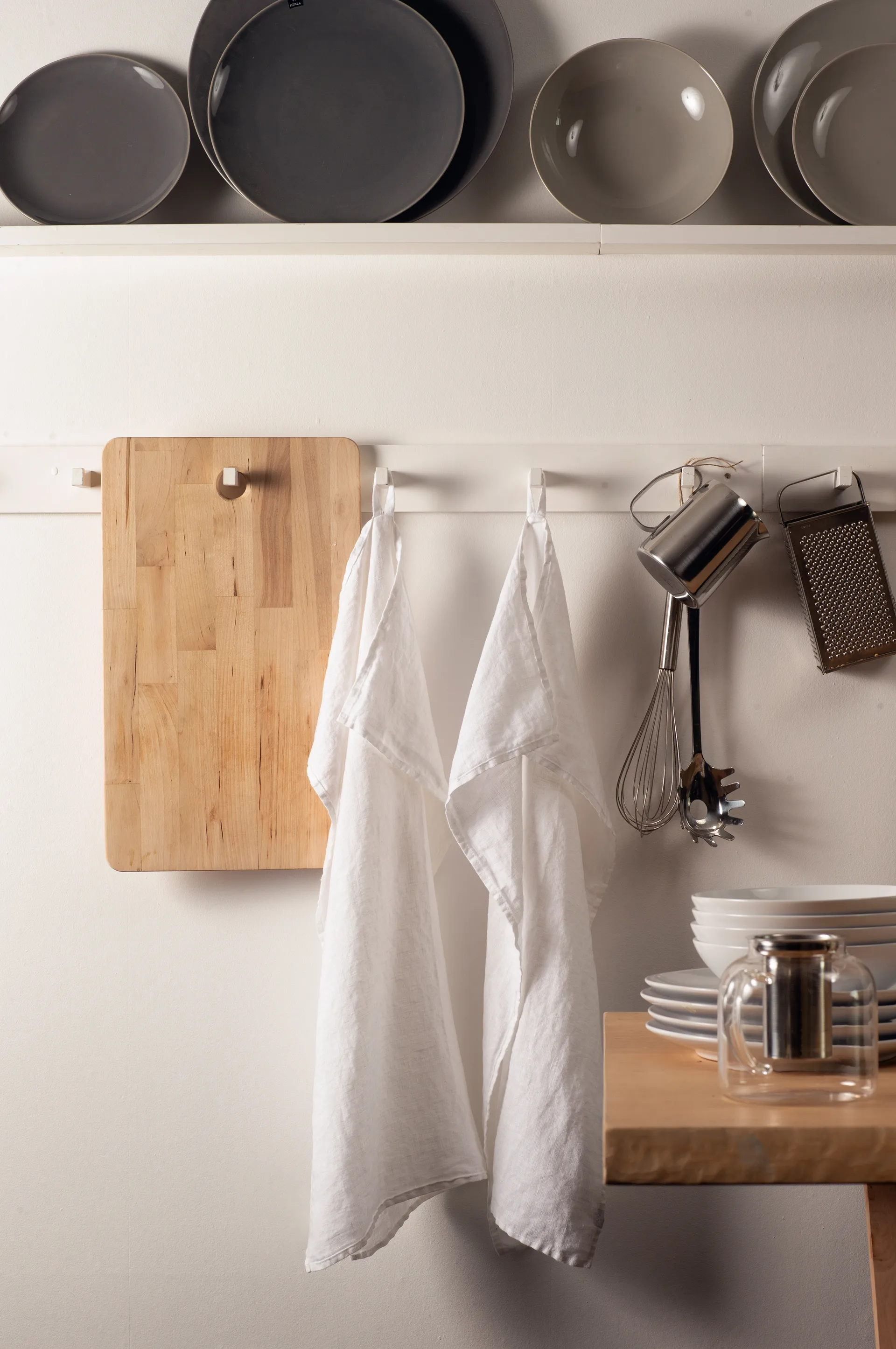 선샤인 주방 타올 2개 세트, White Himla | 힘라