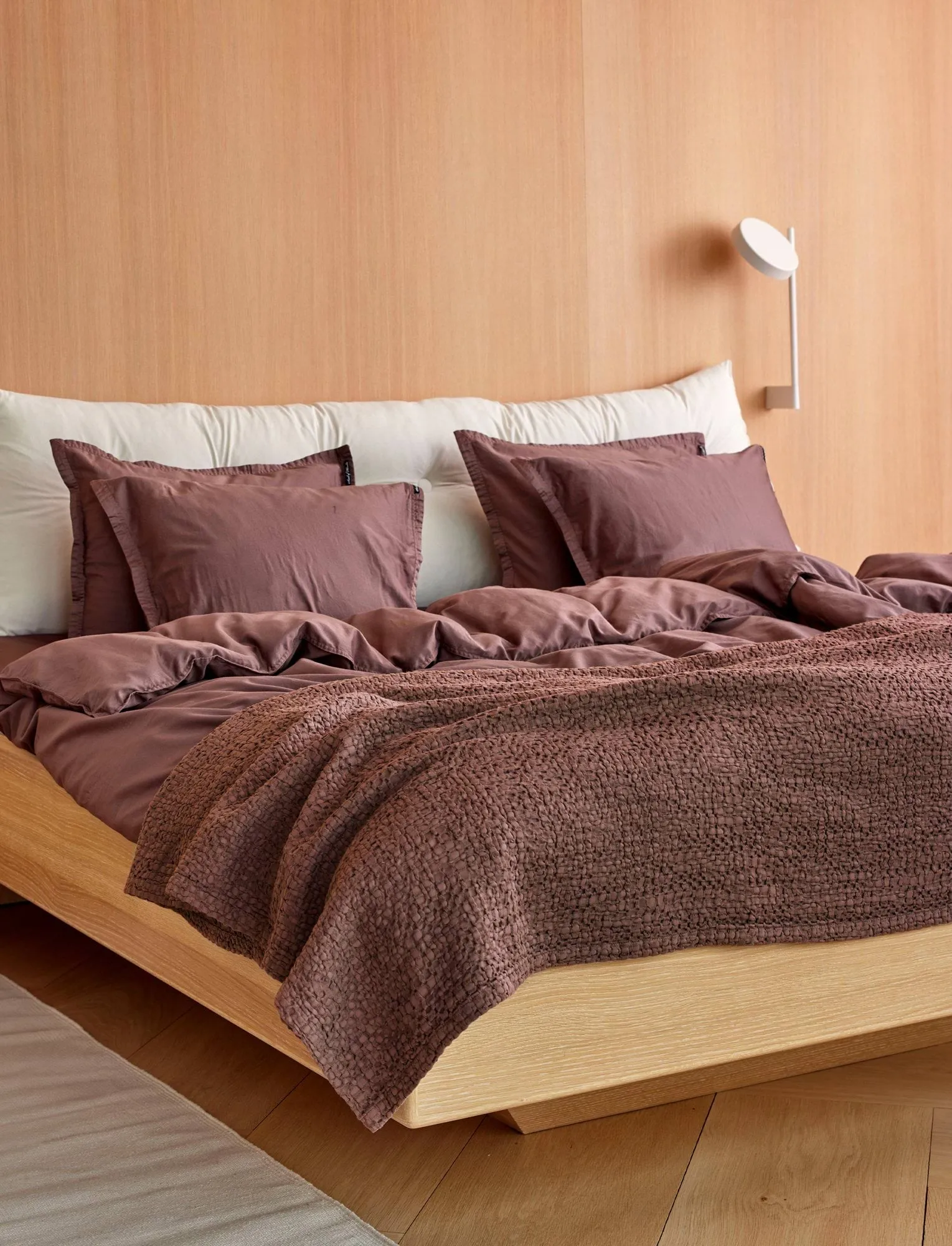 대니 베드스프레드 260x260 cm, Prune (purple) Himla | 힘라