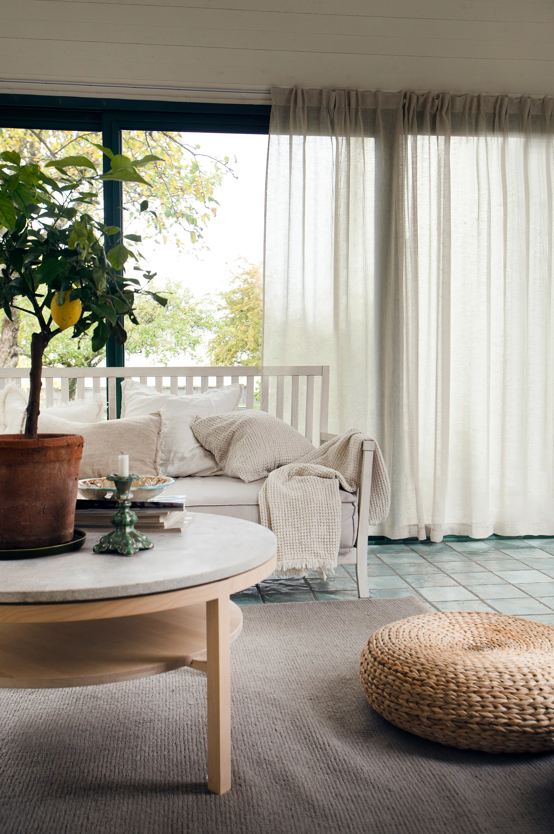 스카이라이트 커튼 & 스트립 280x290 cm, Oatmeal Himla | 힘라