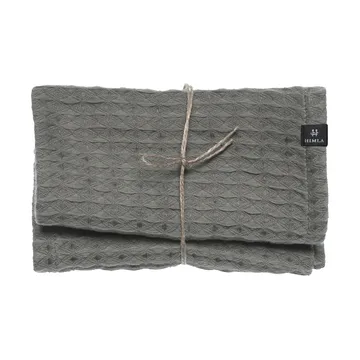 에고 게스트 타월 30x30 cm 2개 세트 - Charcoal - Himla | 힘라