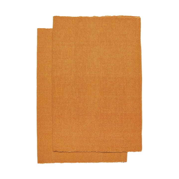 비스트로 플레이스매트 36x47 cm 2개 세트 - Orange - Himla | 힘라
