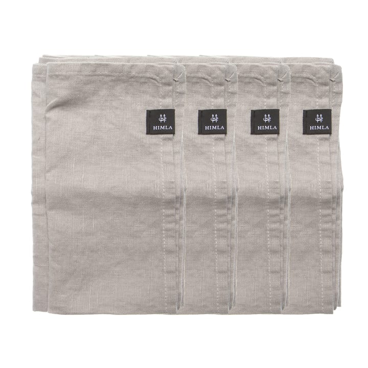 선샤인 냅킨 4개 세트 - Ash (light grey) - Himla | 힘라