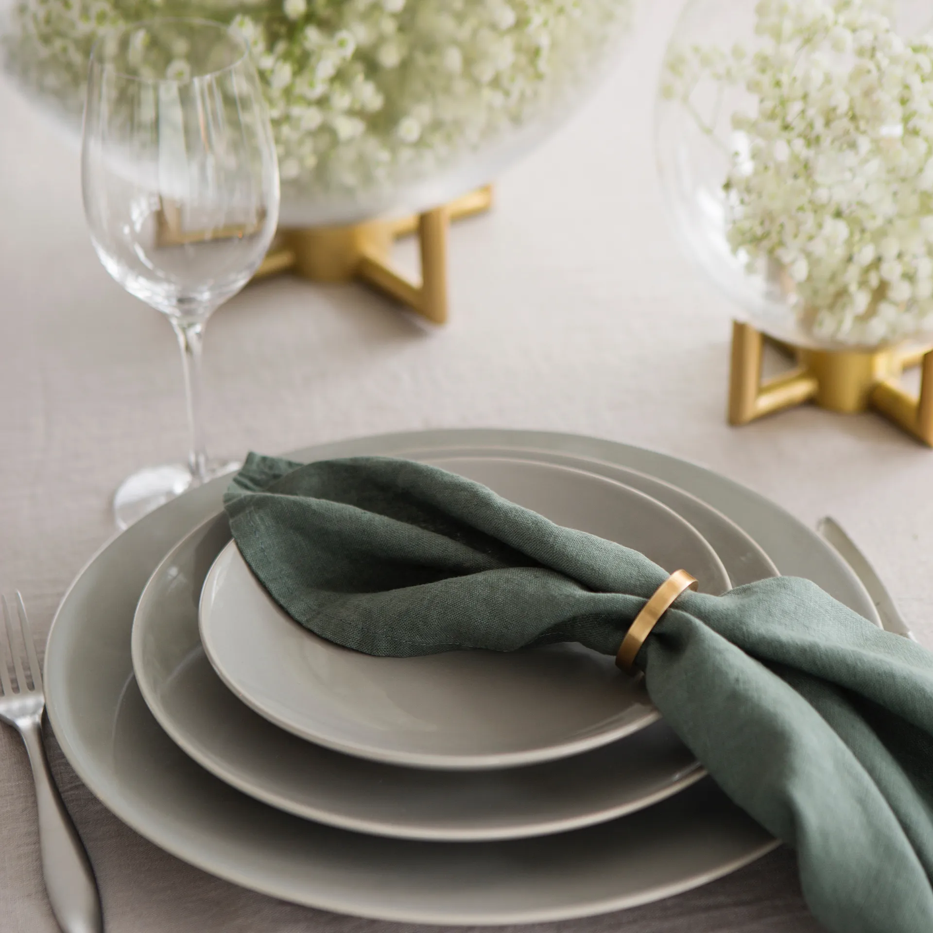 바사 냅킨 링 4팩, bronze Himla | 힘라