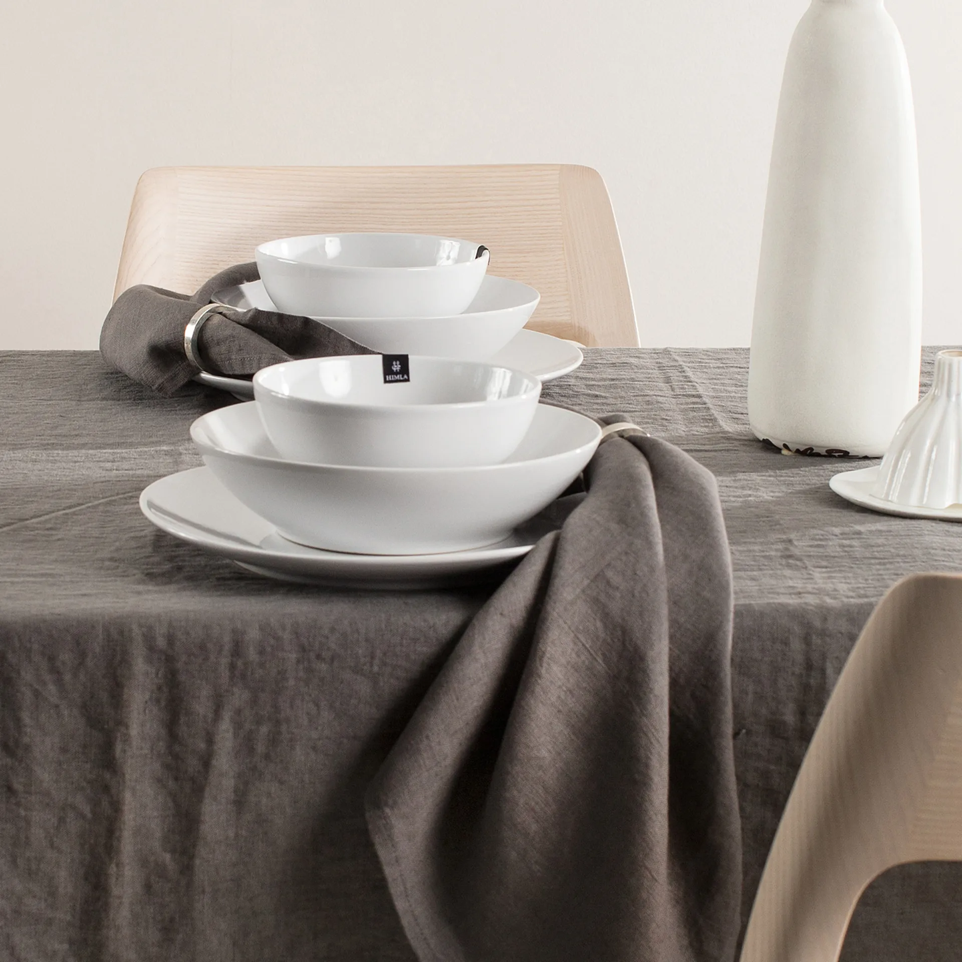 선샤인 냅킨 4개 세트, Charcoal (dark grey) Himla | 힘라