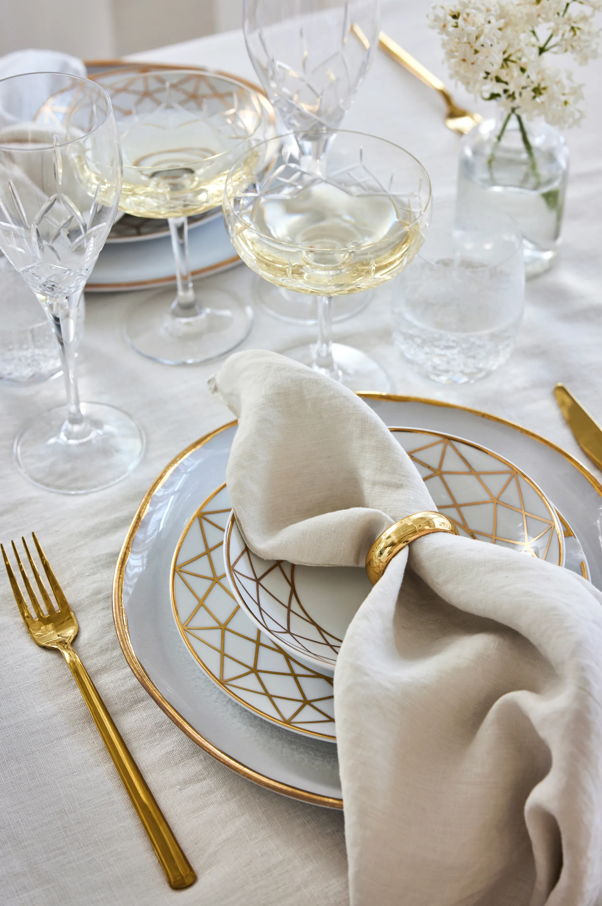 선샤인 냅킨 4개 세트, Fog (beige) Himla | 힘라