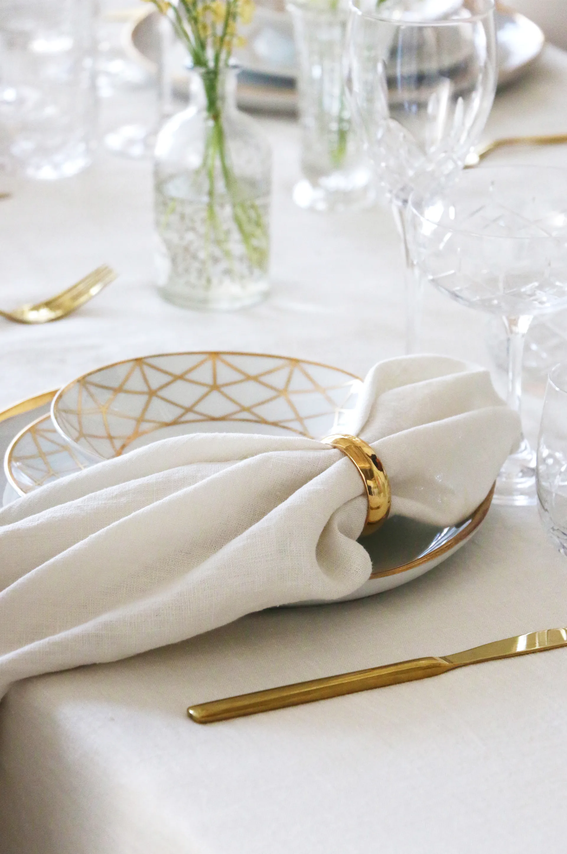 선샤인 냅킨 4개 세트, Fog (beige) Himla | 힘라