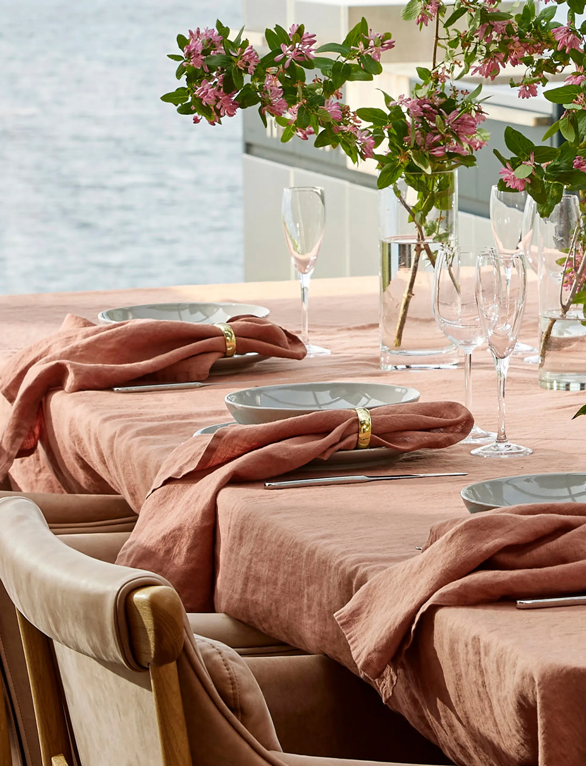 선샤인 냅킨 4개 세트, Grounded, 45x45 cm Himla | 힘라