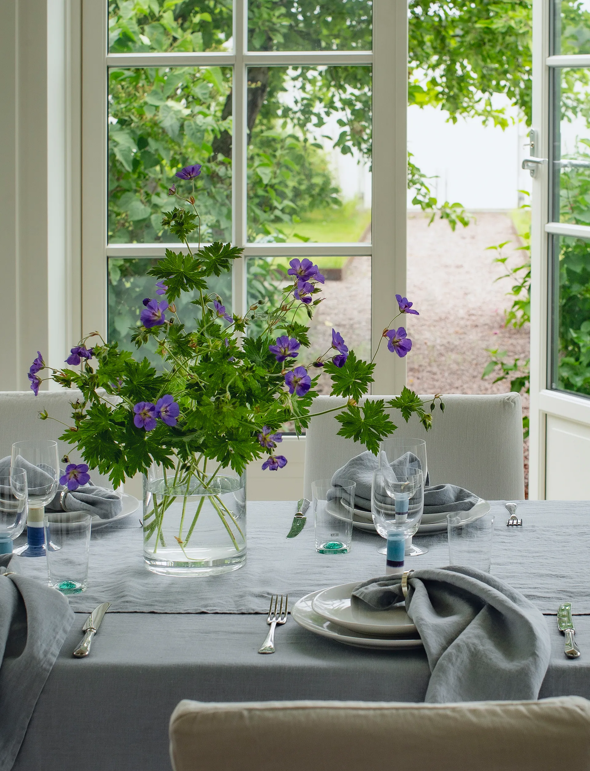 선샤인 냅킨 4개 세트, Heavenly, 45x45 cm Himla | 힘라