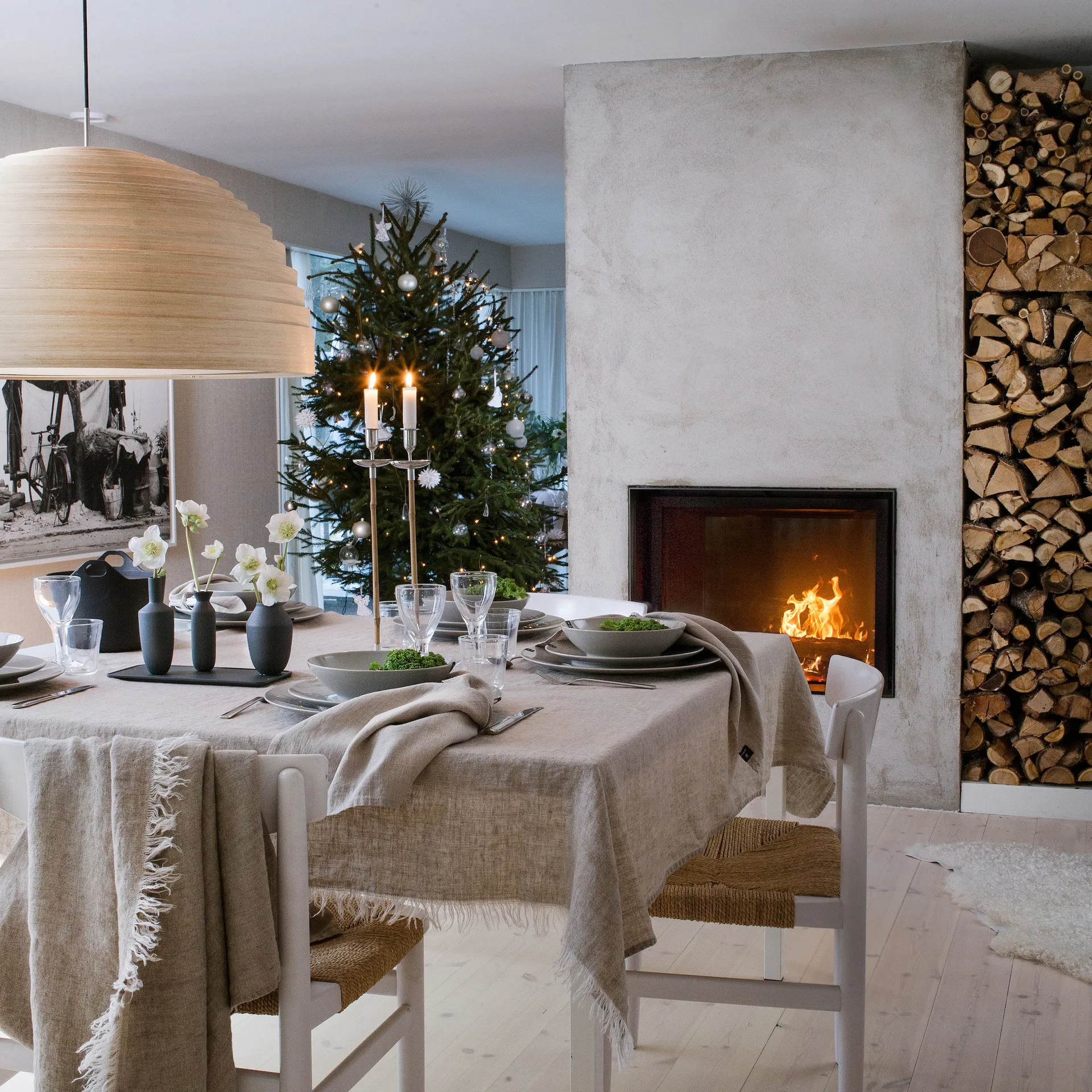 선샤인 냅킨 4개 세트, natural (beige) Himla | 힘라