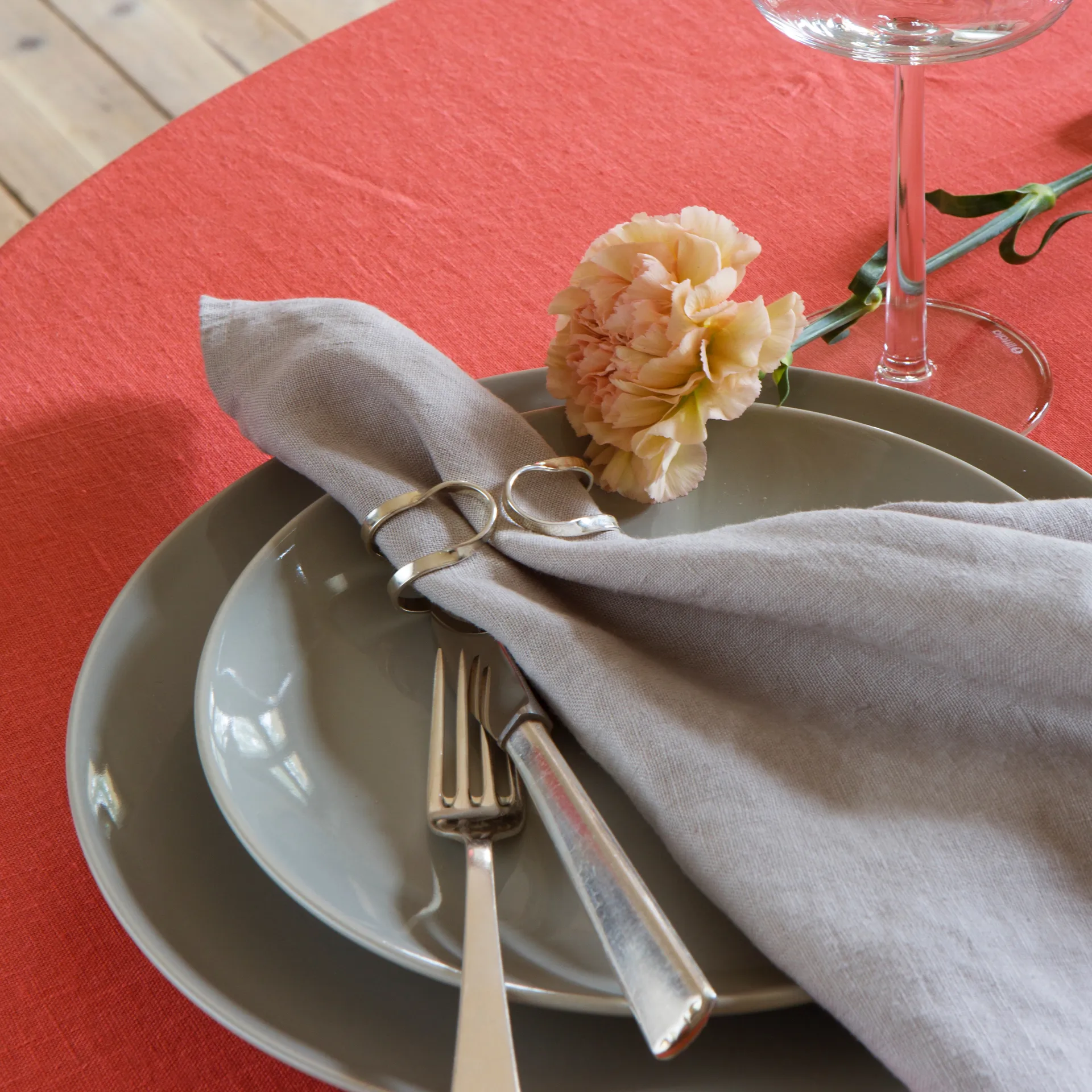 오슬로 냅킨 링 4개 세트, silver Himla | 힘라