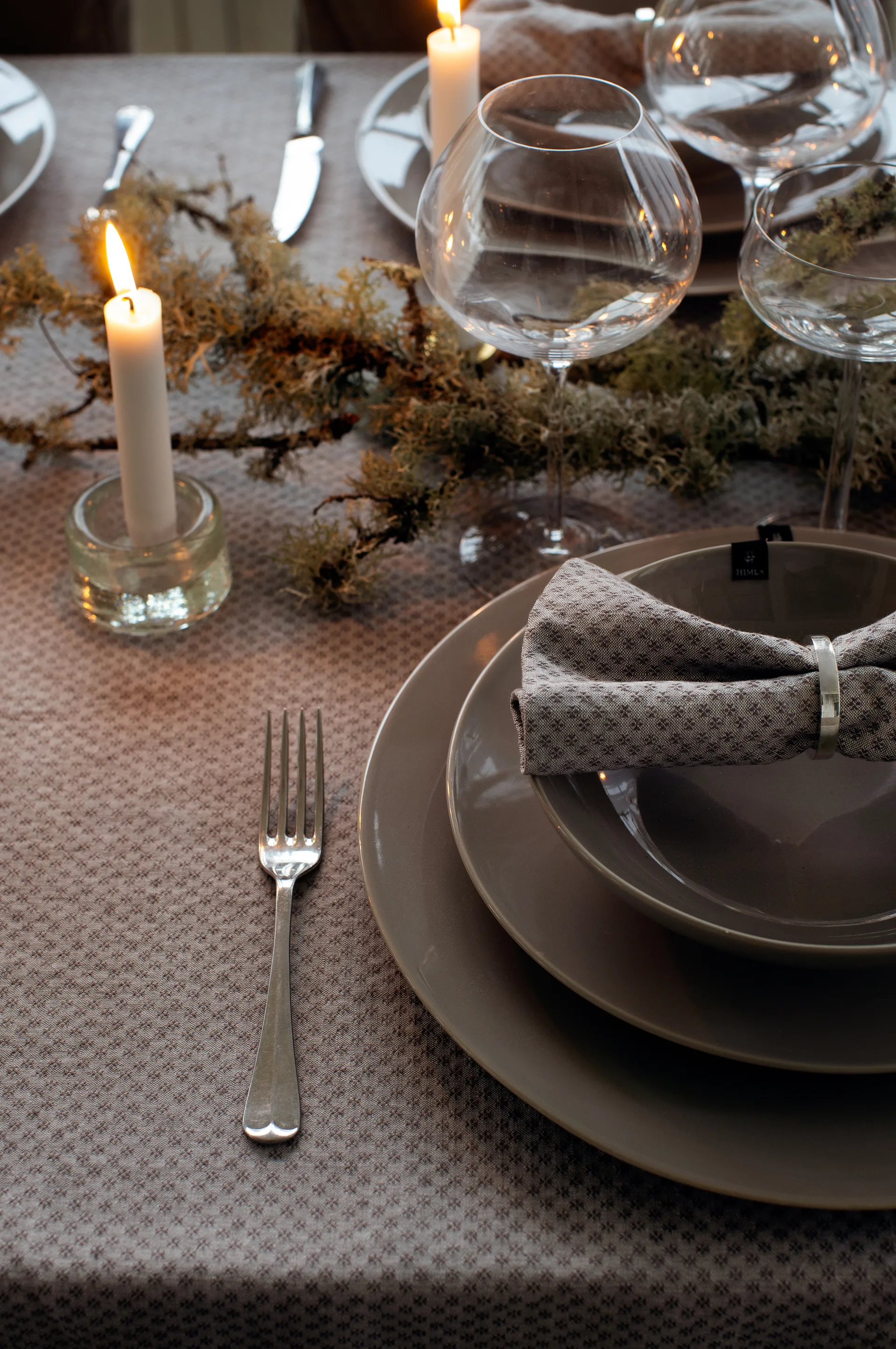 쥴리아 냅킨 45x45 cm 4팩, pewter (grey) Himla | 힘라