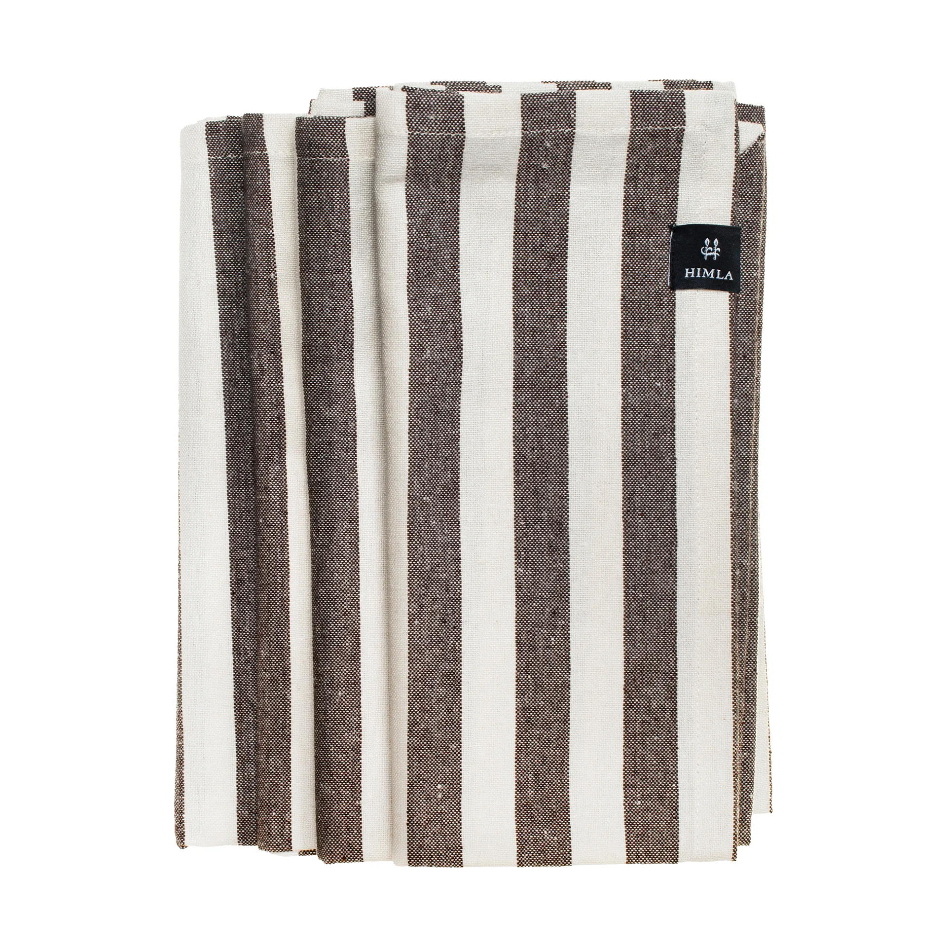 브르타뉴 패브릭 냅킨 50x50 cm 4개 세트, Chocolate Himla | 힘라