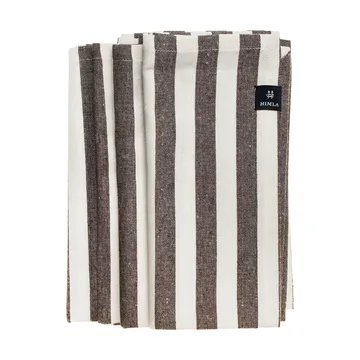 브르타뉴 패브릭 냅킨 50x50 cm 4개 세트 - Chocolate - Himla | 힘라