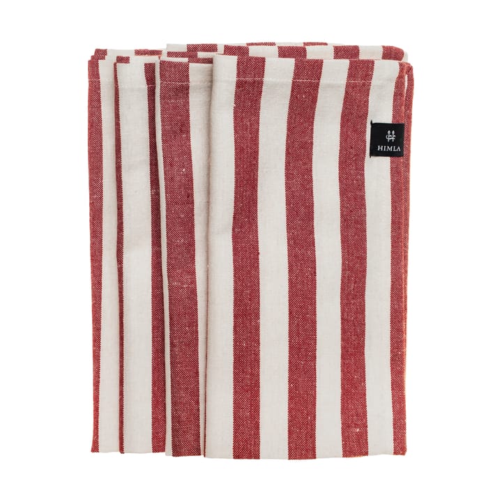 브르타뉴 패브릭 냅킨 50x50 cm 4개 세트 - Deep red - Himla | 힘라