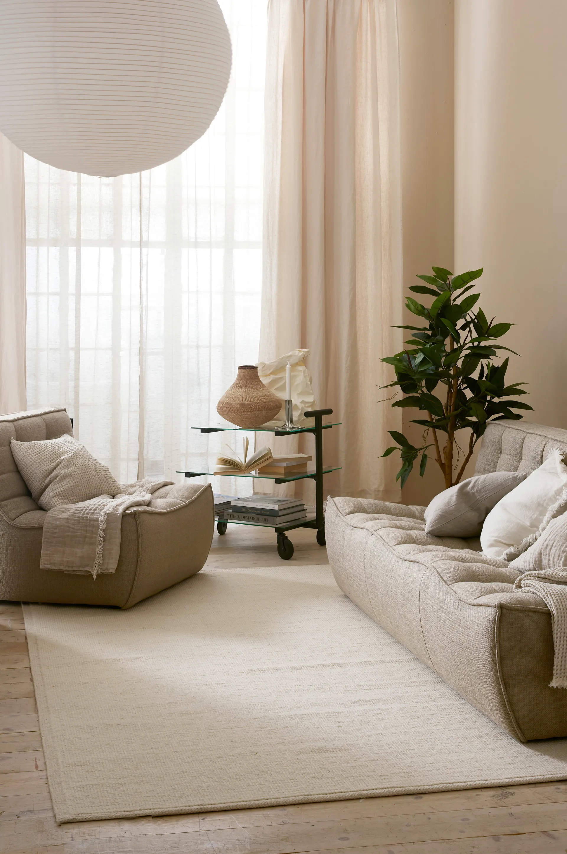 엔젤린 쿠션 커버 50x50 cm, Oatmeal Himla | 힘라